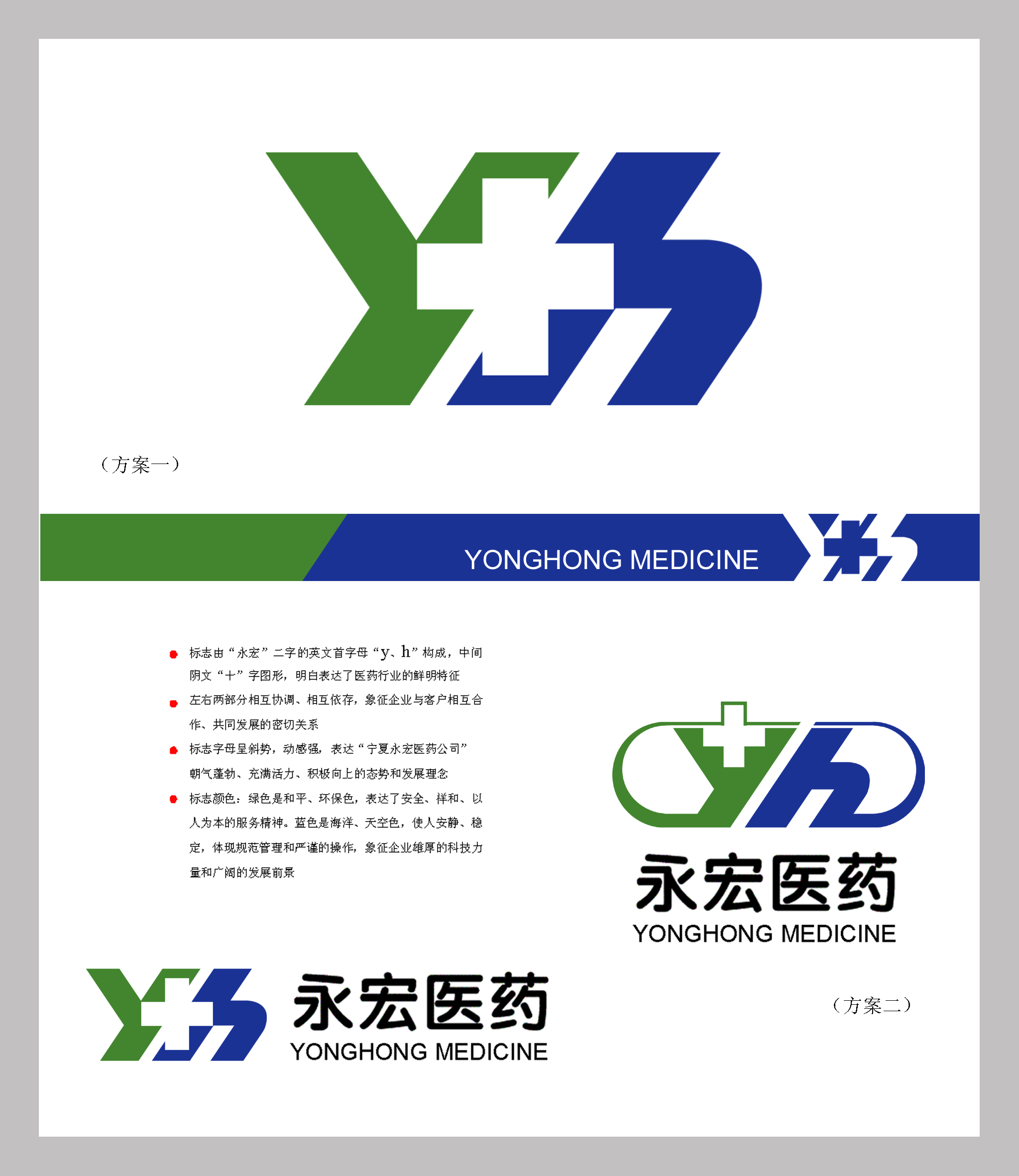 设计一个宁夏医药贸易公司的logo图案