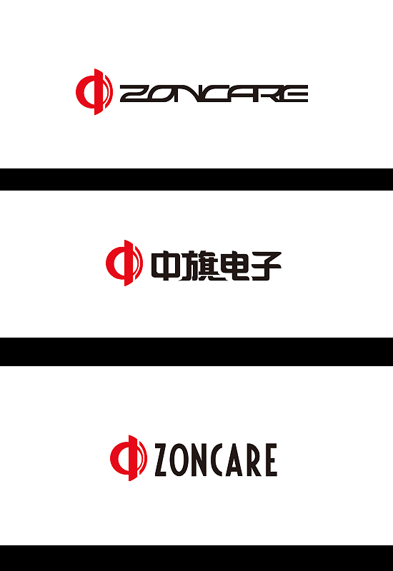 10950号中旗公司logo名片设计中标易雄