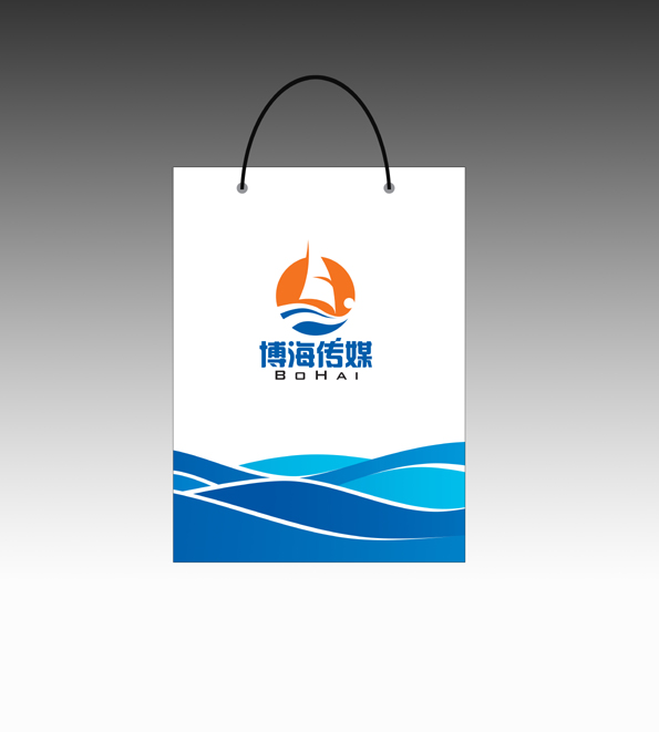 标志/logo设计   博海传媒科技logo及vi设计